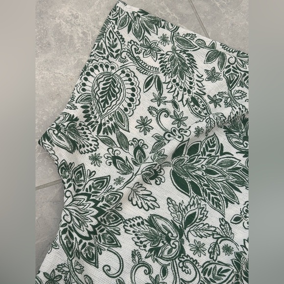 EUC Parallel Skies Smocked Waist V-Neck Blouse - Picture 9 of 12